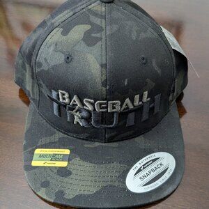 Baseball Truth  Hats: Multicam Black Snapback Trucker Hat NWT